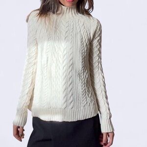 Ann Taylor Wool Blend Turtleneck Sweater